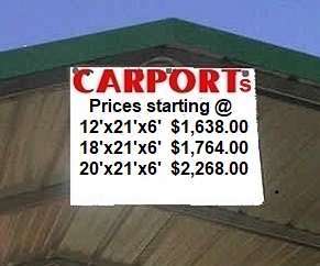 Mississippi Metal Carports & Storage Buildings