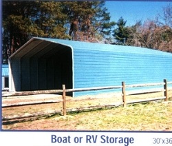 Metal Boat Storage 128