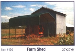 Metal Farm Shed 130