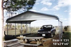 2 car metal carport 131