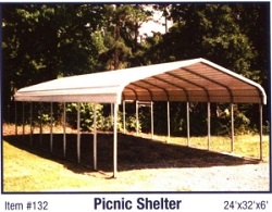 metal carport 132