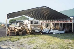 A-Frame metal carport 138